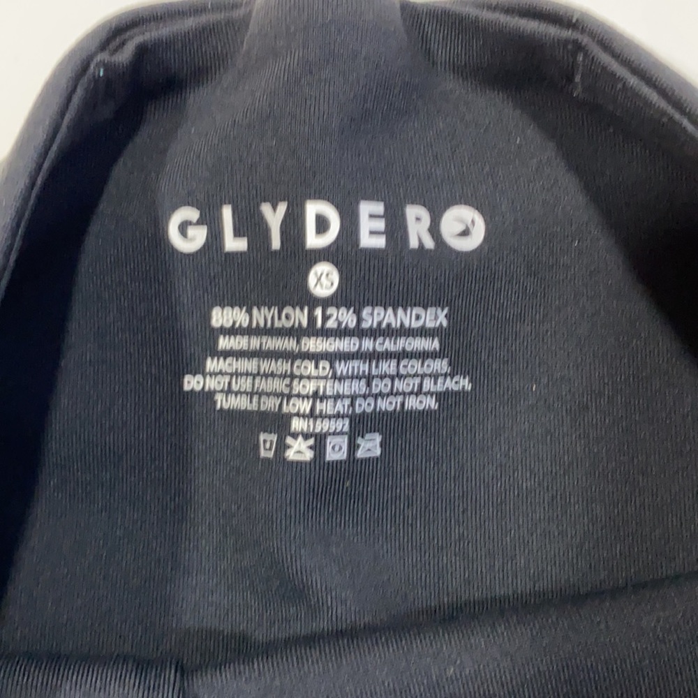 NWT Glyder Black Inside Out Leopard Print Leggings XS - Picture 6 of 8